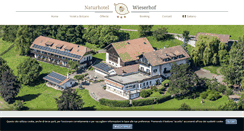 Desktop Screenshot of naturhotelwieserhof.com